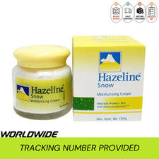Crema hidratante para nieve 100 g HAZELINE blanqueadora protección natural cuidado de la piel facial
