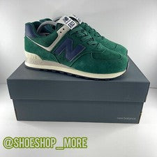 ✅ Zapatilla deportiva New Balance ML574PQ2 gamuza verde Reino Unido 9 EE. UU. 9,5 UE 43 📦 NUEVA EN CAJA