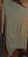 Vestido ceñido al cuerpo manga larga de un hombro moda otoño PRETTYGARDEN para mujer...