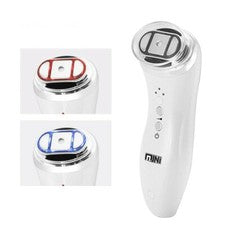 Mini máquina de belleza facial portátil 3 en 1 para el cuidado de la piel tratamiento antiarrugas