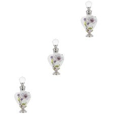 3 Pack Essential Oil Bottle Vintage Essence Sub-bottle Refillable Perfume