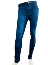 Pantalones de mezclilla para hombre Slide Fade parte inferior estrecha ajuste de piel