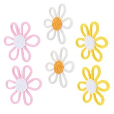 6 piezas florales decoración del hogar niños habitación flores boho dormitorio arte decoraciones