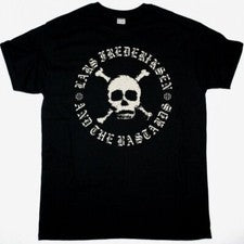 CAMISETA NEGRA NUEVA CALAVERA LARS FREDERIKSEN Y LOS BASTARDOS