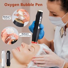 Dispositivo portátil de belleza para el cuidado de la piel con bolígrafo de burbujas facial de oxígeno CO2 de mano