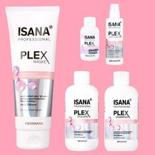 Isana Professional Plex Champú + Acondicionador + Mascarilla + Suero + Aceite