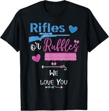 Camiseta Rifles Or Voffles We Love You Revelación de Género Fiesta