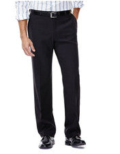 Pantalón de vestir Haggar Reprieve Stria E Clo para hombre, estilo #HO00218, talla 38WX34L, negro