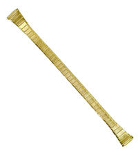 Correa elástica delgada color dorado liso de 8-11 mm para relojes de dama