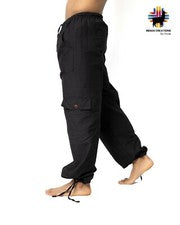 Pantalones boho de algodón. Pantalones estilo hippie.