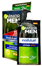 Suero iluminador Garnier Men Turbo Bright SPF30 cuidado facial 7 ml x 6 sobres