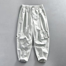 Moda Para hombres Herramientas Informales Pantalones Carga Exterior Calce Suelto Tourers