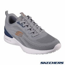 Skecher Hombres Reino Unido 10 Gris Skech-Air Dynamight Espuma con Memoria Zapatos Cómodos Entrenadores