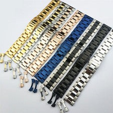 Edelstahl Armband Band Uhrenarmband Metall Uhrband 12 14 16 17 18 19 20 21 22 24