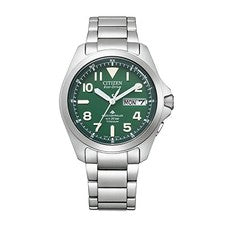 CITIZEN PROMASTER PMD56-2951 Verde Atomic Eco Drive Titanio Reloj Hombre Japó...