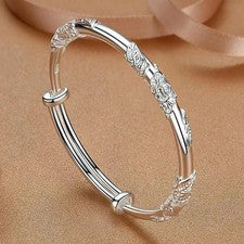 Brazalete brazalete de plata de ley 925 regalos para mujer ella
