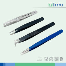 PINZAS EXTENSIÓN PESTAÑAS CALIDAD SUIZA ABANICO PATRÓN COLOR BELLEZA CEJAS