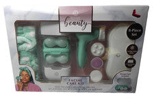 Set de cuidado de belleza facial rodillo de hielo cepillo de limpieza electrónico kit de diadema