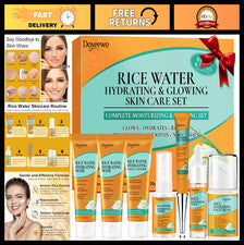 Juego de cuidado de la piel de 7 piezas para mujeres y adolescentes - Kit facial hidratante antienvejecimiento, viaje Si