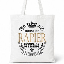 Bolso Shopper Casa Of Algodón Apellido Familiar RAPIER