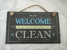 Placa colgante para el hogar - Decoración del hogar BNWT Entrega rápida