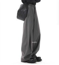 Trajes para hombre estilo coreano pantalones rectos de pierna ancha pantalones informales pantalones pantalones pantalon