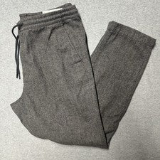 Pantalones American Eagle Para Hombre Grandes Gris Atléticos Fácil Elástico Chino Cordón Nuevos con Etiquetas