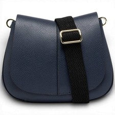 Moda Gianni Chiarini Bolsa Helena Round Mujer Navy De Cuero