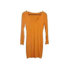 Mini Vestido/Con Body Con Para Mujer Moda Naranja Ajustado Club/Fiesta