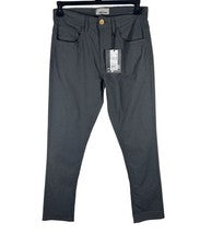 Pantalones de sarga ajustados BLEND para hombre gris oscuro 5 bolsillos estilo chino 30x32 20717076 nuevos con etiquetas