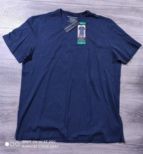 Camisa Banana Republic Adulto X-Grande Azul Luxe Touch Camiseta Manga Corta Para Hombre