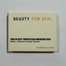Bronceador Beauty For Real Sun Sculpt Dúo Mate/Brillo Buen Día Sol 0.282oz