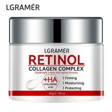 Crema facial retinol hidratante de colágeno reafirmante hidratante cuidado de la piel 30 g 60 g