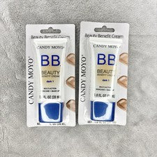 Base oscura crema Candy Moyo Beauty Benefit 1 oz maquillaje para el cuidado de la piel 2x