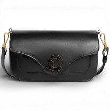 Moda Coccinelle Bolso De Mano C-Me Mujer Negro De Cuero