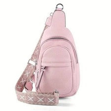 BOLSO BANDOLERA BANDOLERA MUJER MODA CORREAS INTERCAMBIABLES ROSA