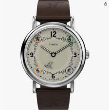 Timex x Harry Potter TW2Y76300 Cuarzo Unisex Reloj Beige Dial 30M Japón Nuevo