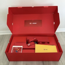 NUEVO LEGO x Crocs Zuecos Ladrillo Rojo Zapatos para Adultos Unisex Hombre’s Talla 10 Mujer’s 12