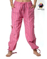Pantalones boho de algodón. Pantalones estilo hippie.