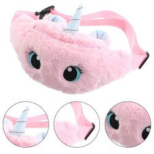 Bolso de hombro portátil de unicornio de dibujos animados para niñas Bolsa de almacenamiento para teléfono para niñas