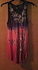 Vestido para mujer Ace Fashion púrpura Dreamsicle floral lentejuelas - talla libre
