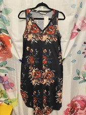 Vestido midi informal floral informal para mujer EKOUAER sin mangas nuevo con etiquetas talla pequeña