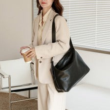 Moda para mujeres Bolso Cuadrado Retro Color Sólido Cuero PU Bolsos de Hombro Informales