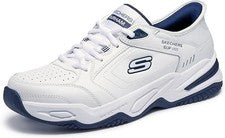 Zapatillas deportivas SKETCHERS para hombre sin cordones de cuero cómodas acolchadas para caminar DHM-Reino Unido 6-13