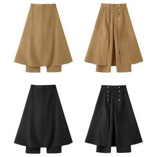 Abrigo largo fluido para hombre Pantalones de música Moda Disfraz Festival Adjunto