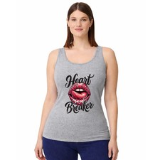 Chaleco rompecorazones para mujer Camiseta sin mangas Glam vanguardista Moda Regalo para ella