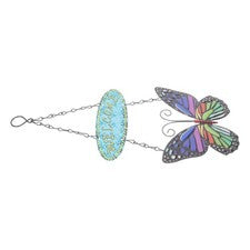 Letrero de bienvenida para puerta colgante decoración de pared decoraciones mariposa para el hogar