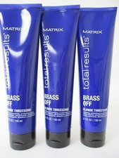 Paquete de 3 Matrix Total Results Brass Off Blonde Threesome de 5,1 oz