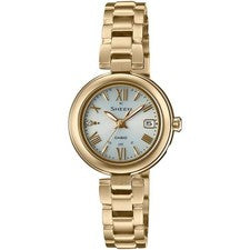 CASIO SHEEN SHW-7100TG-7AJF Radio Solar Reloj Mujer Banda Titanio Nuevo