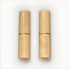 Pack de 2 Base en Barra Maquillaje Revolution Beauty Base Rápida, F12 NUEVA - SELLADA